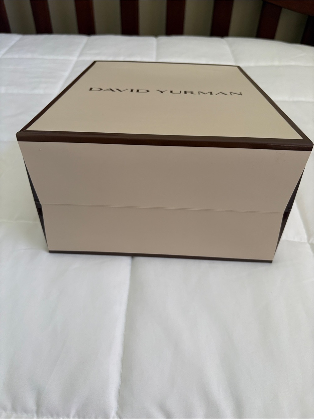 David Yurman Beige and Brown  Gift Bag 10”/7.5 - Picture 3 of 4